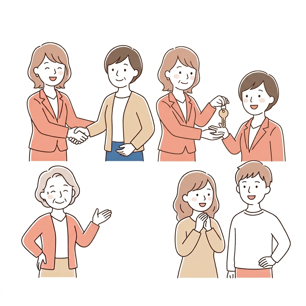 女性スタッフとお客様
